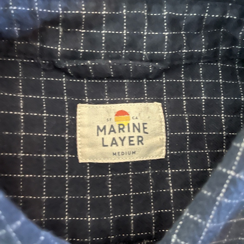 Marine layer mens shirt